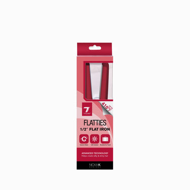 Tyche Flatties 1/2' Flat Iron – Red - ANNS BEAUTY SUPPLY